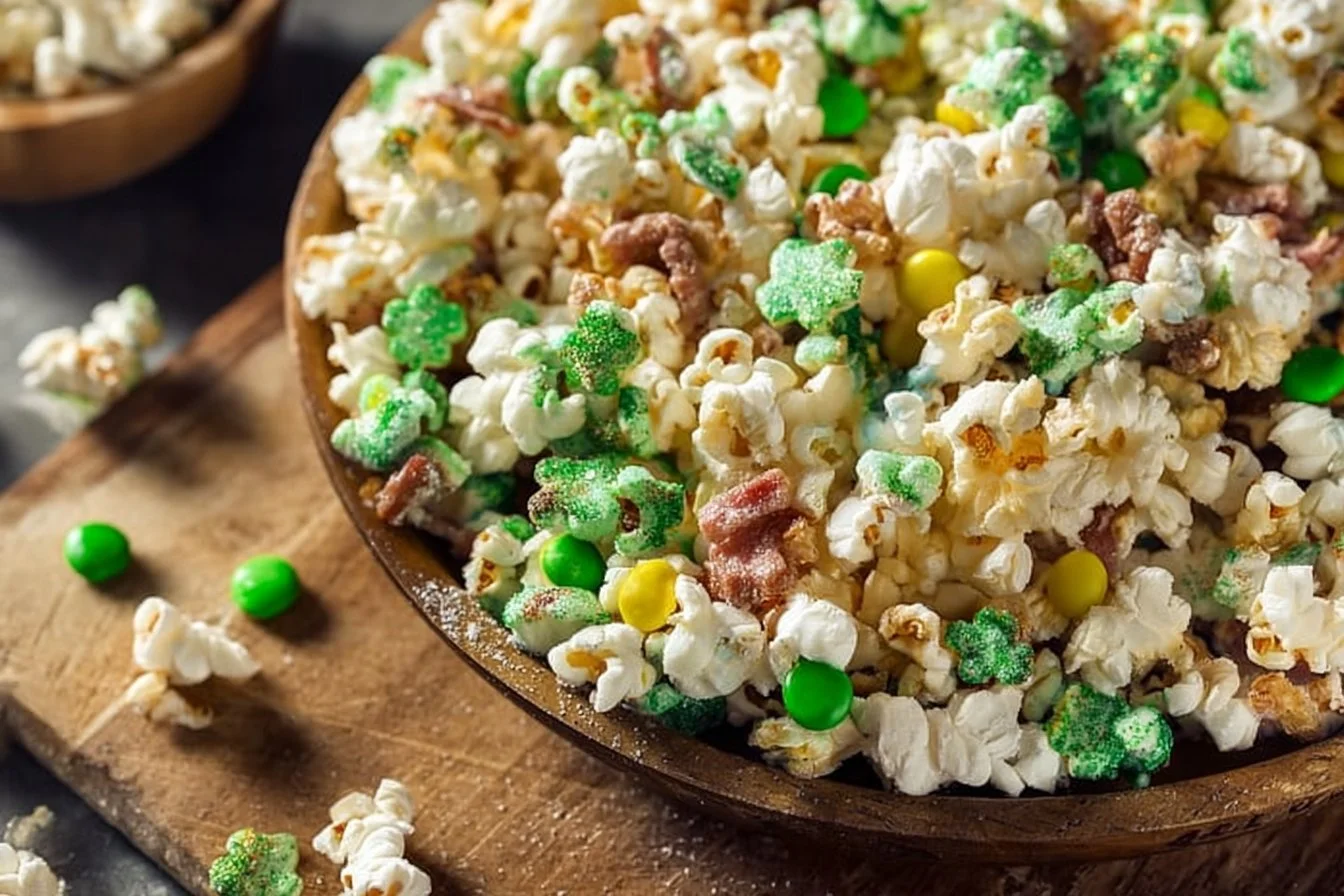Loaded St. Patrick's Day Popcorn