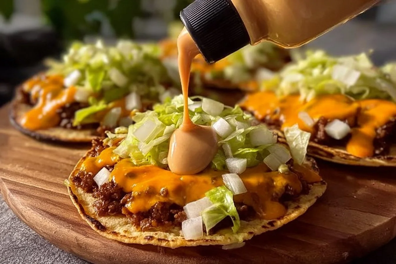 Delicious Low Carb Big Mac served with fresh ingredients and special sauce