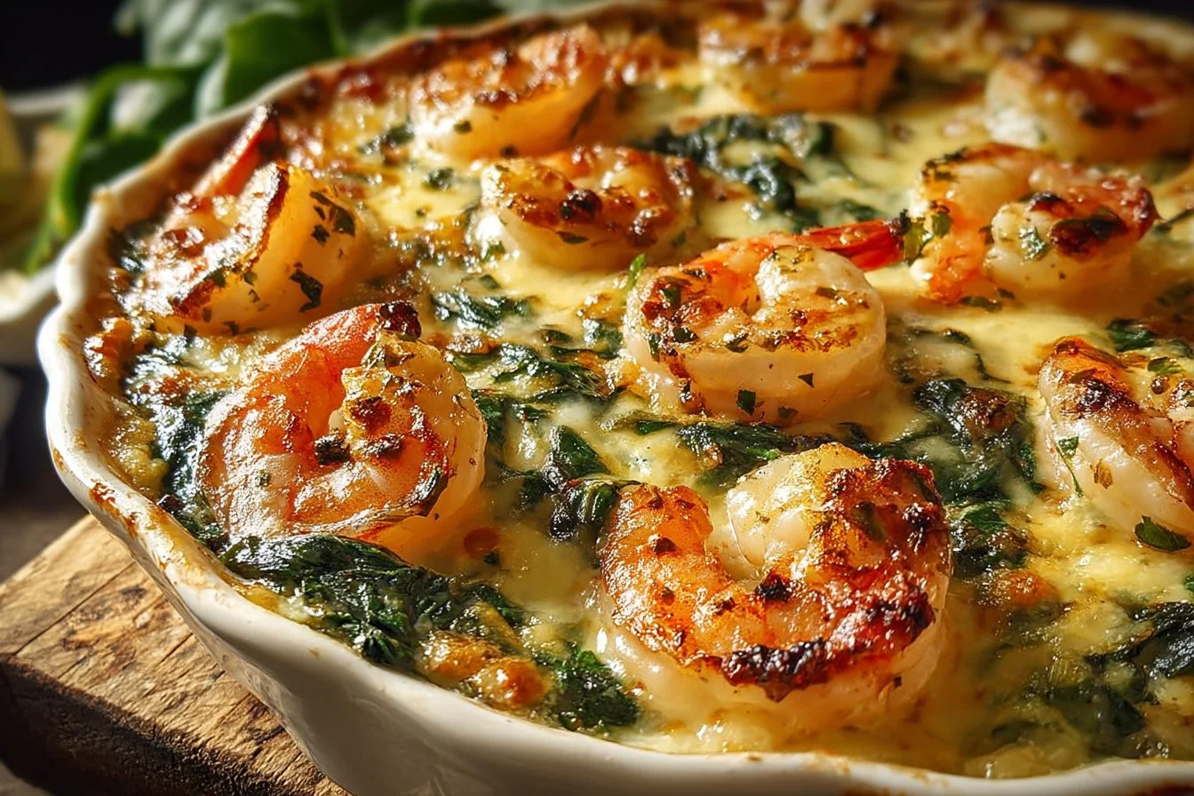 Low-Carb Shrimp Tuscan Bake