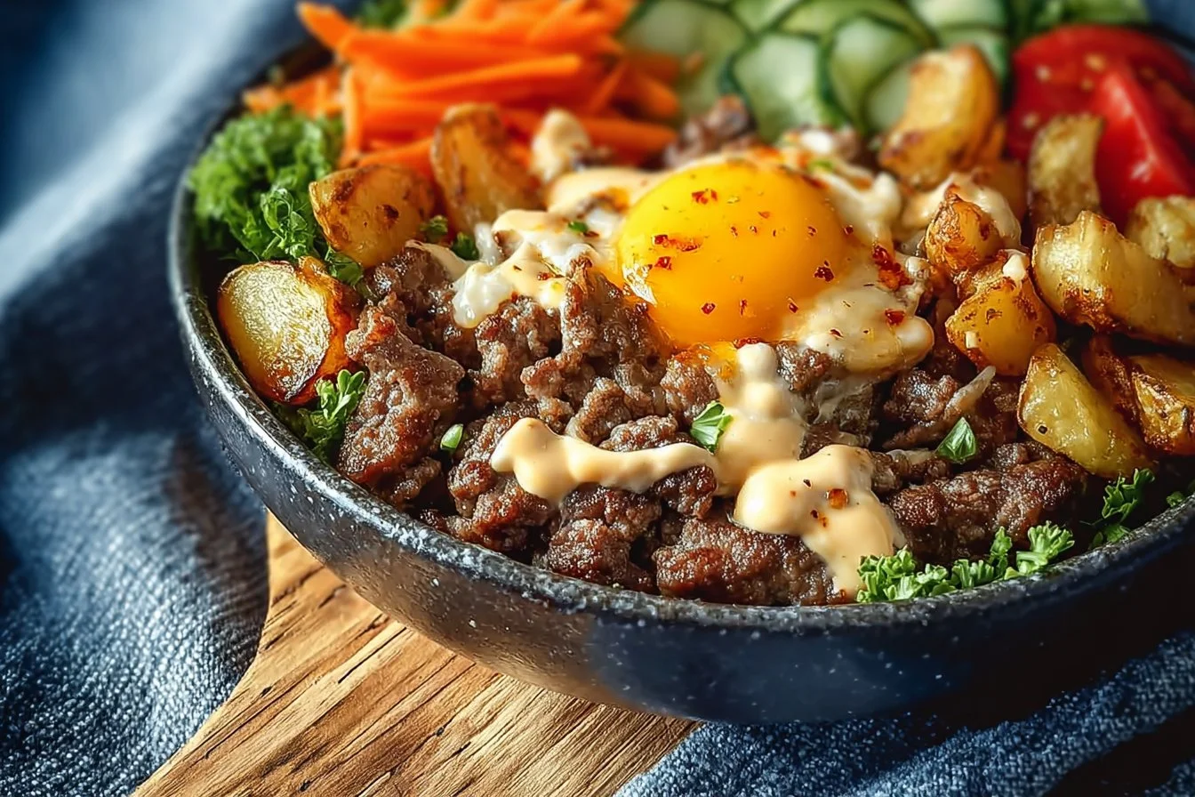 Savory Smash Burger Bowl: A Low-Carb Delight You’ll Love