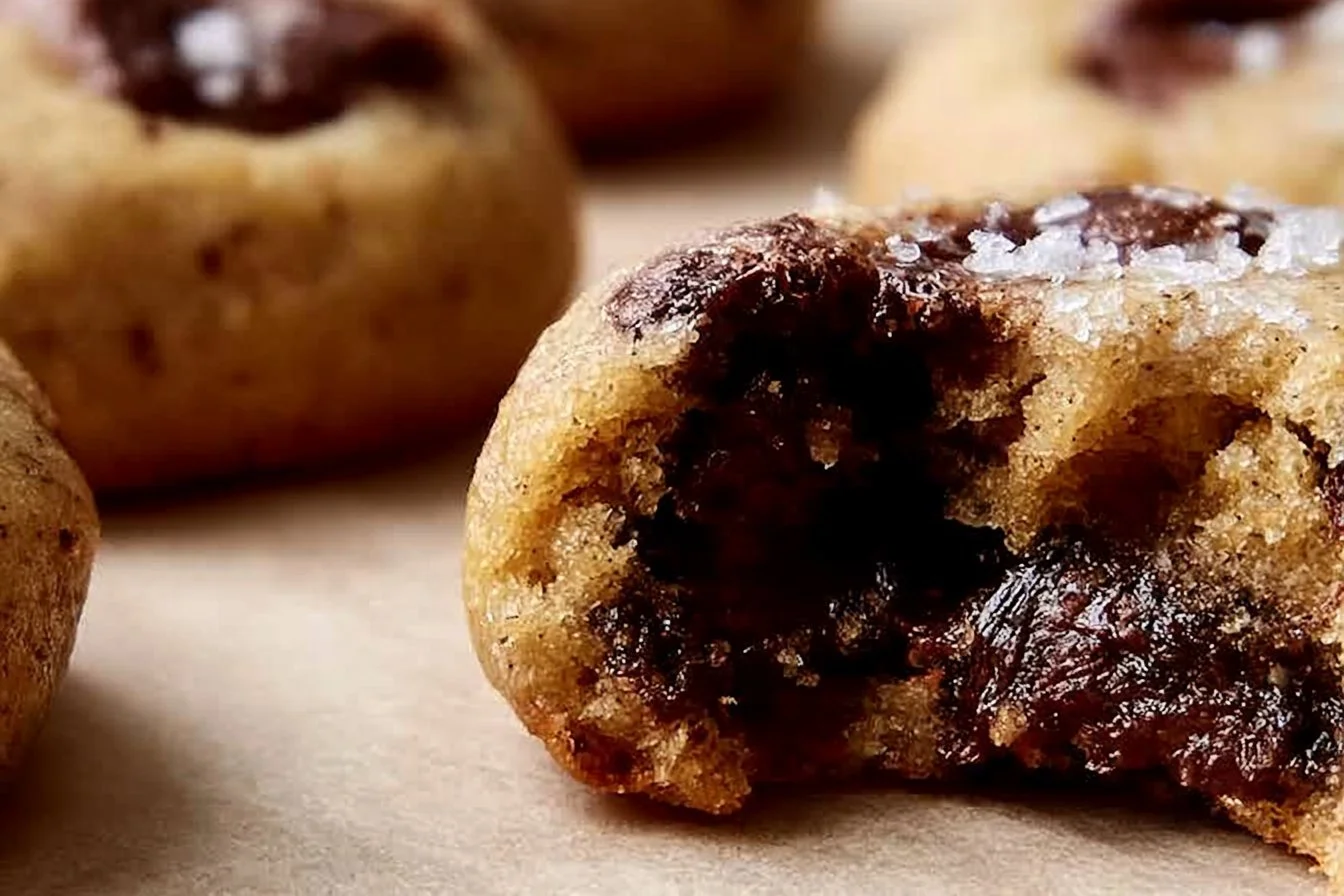 Homemade banana bread cookies on a cooling rack