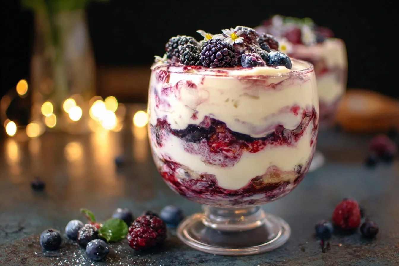 Berry Tiramisu Trifle Recipe