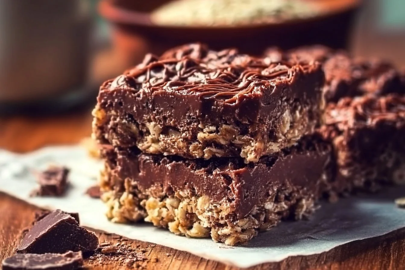 Best No Bake Chocolate Oatmeal Bars