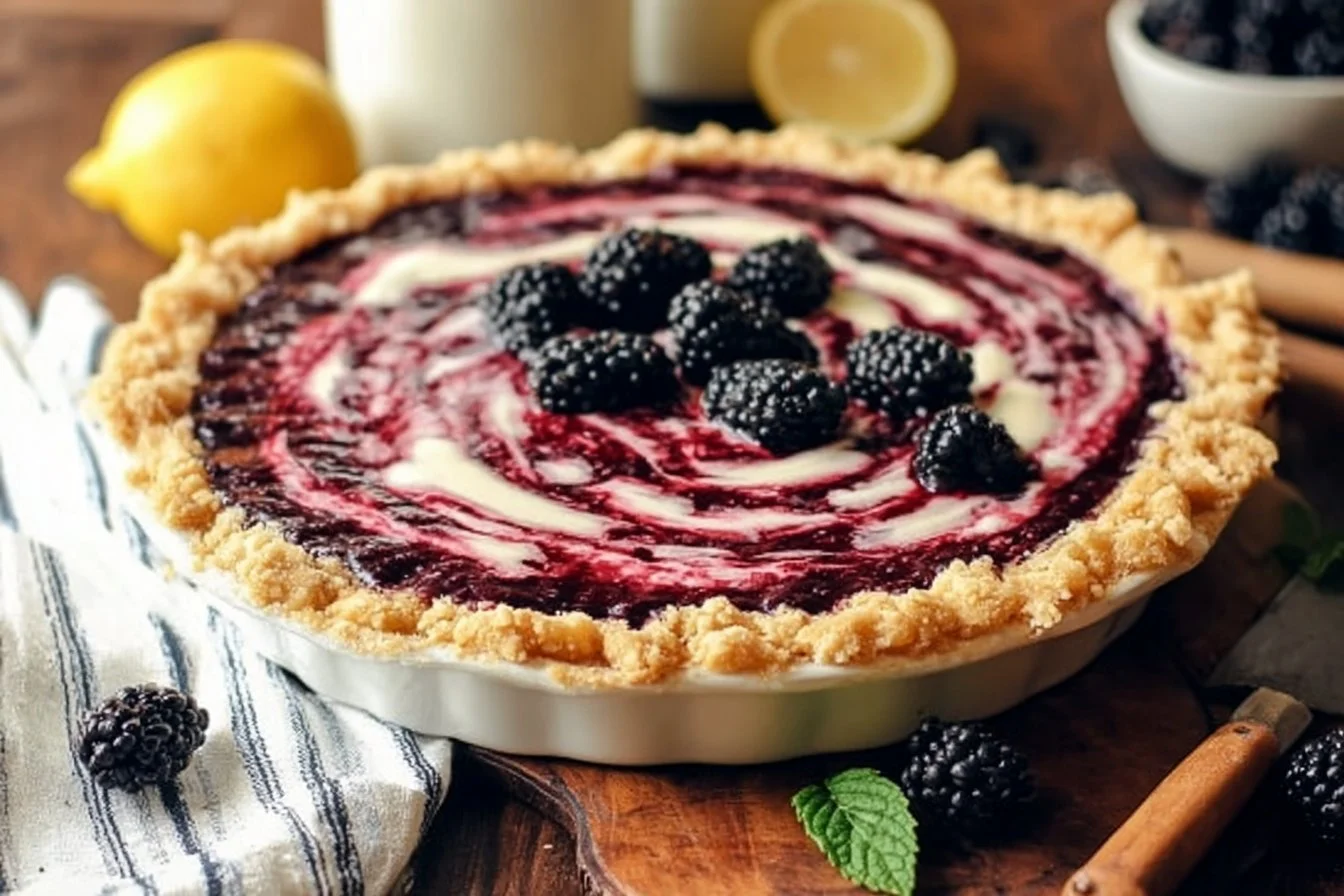 Blackberry Lemonade Pie