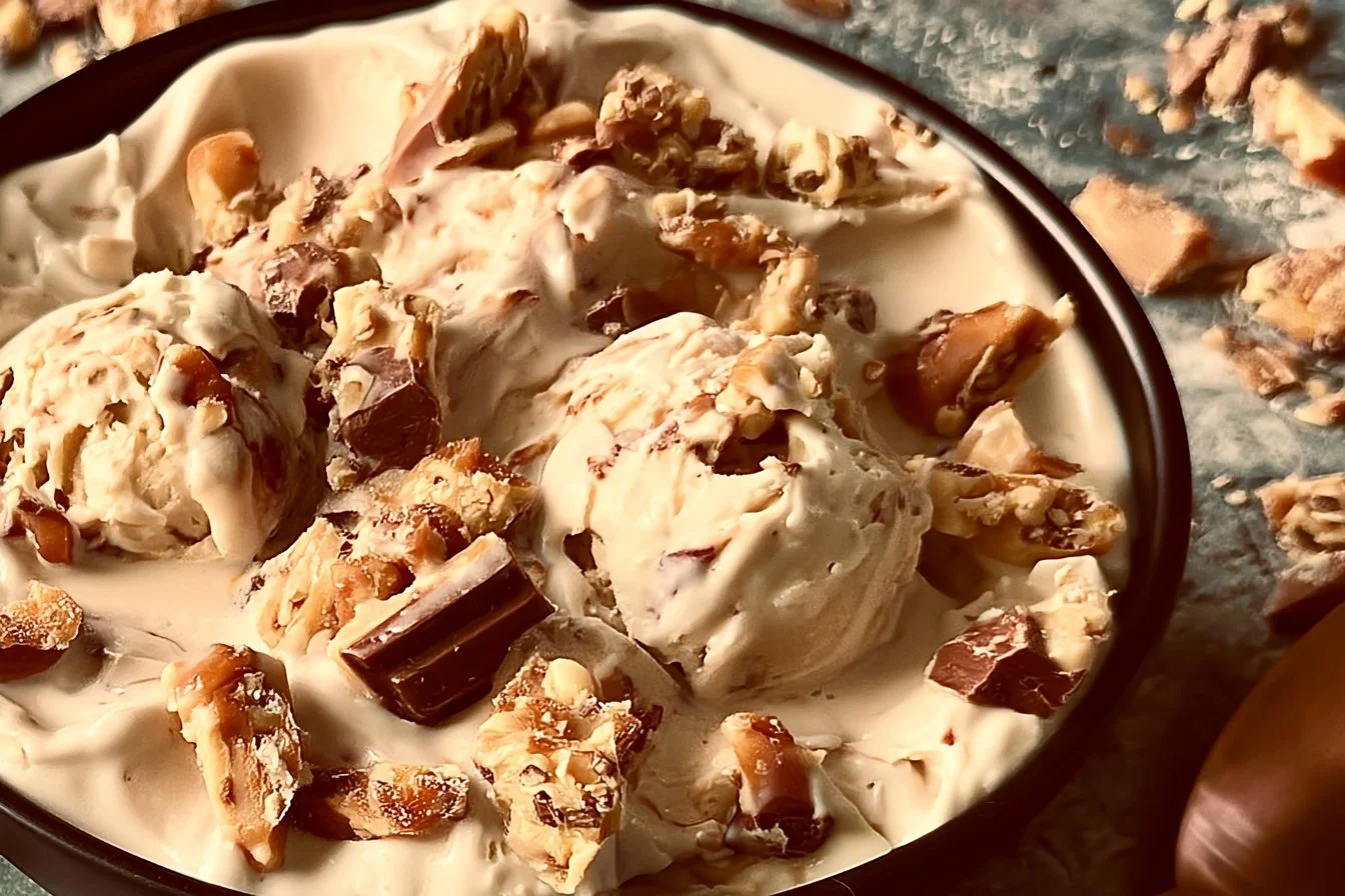 Butter Brickle Ice Cream