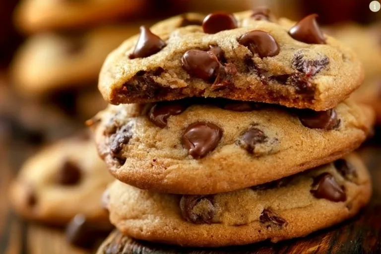 Delicious chocolate chip banana cookies fresh out of the oven