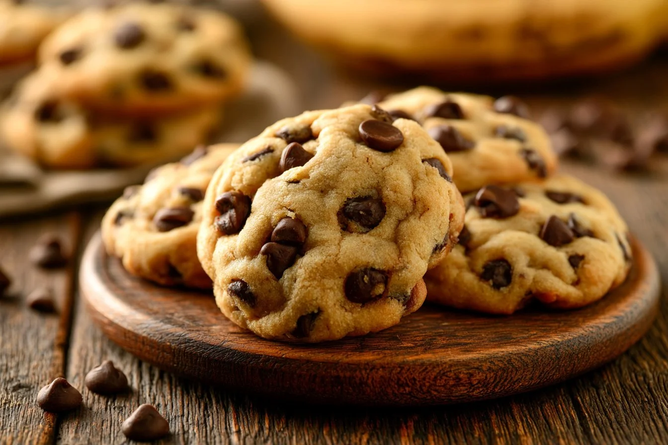 Chocolate Chip Banana Cookies