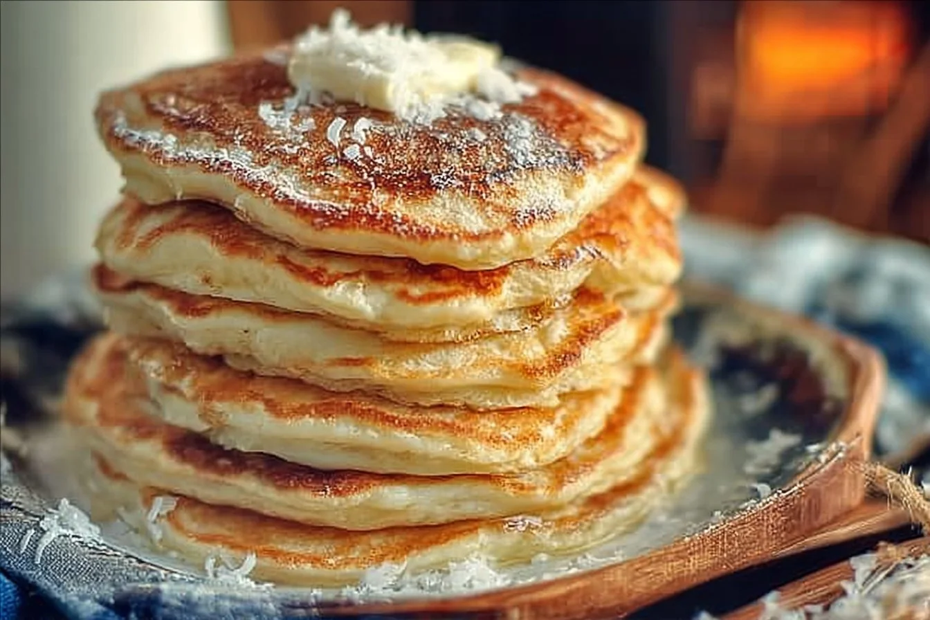 Coconut Cream Pancakes