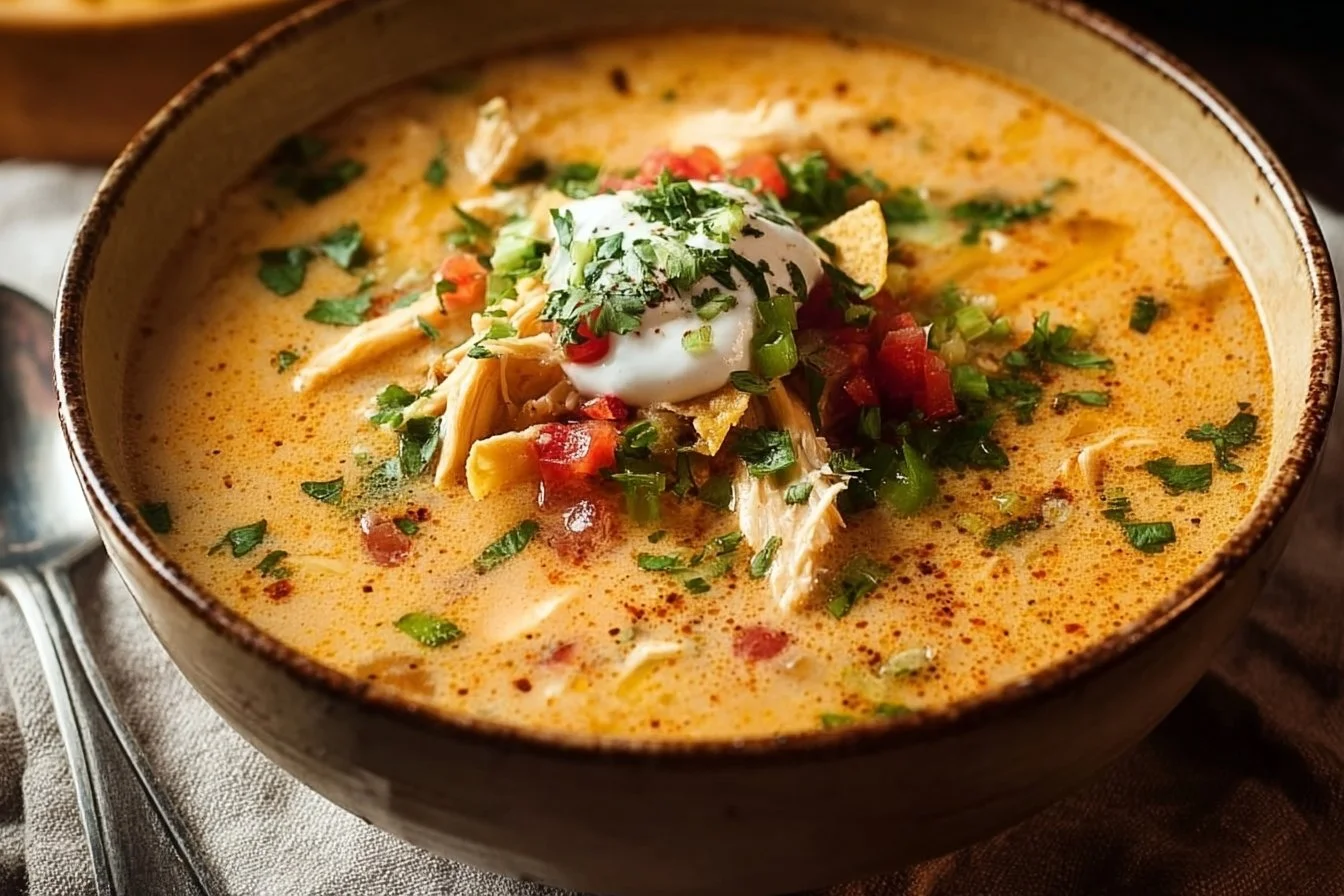 Creamy Chicken Tortilla Soup