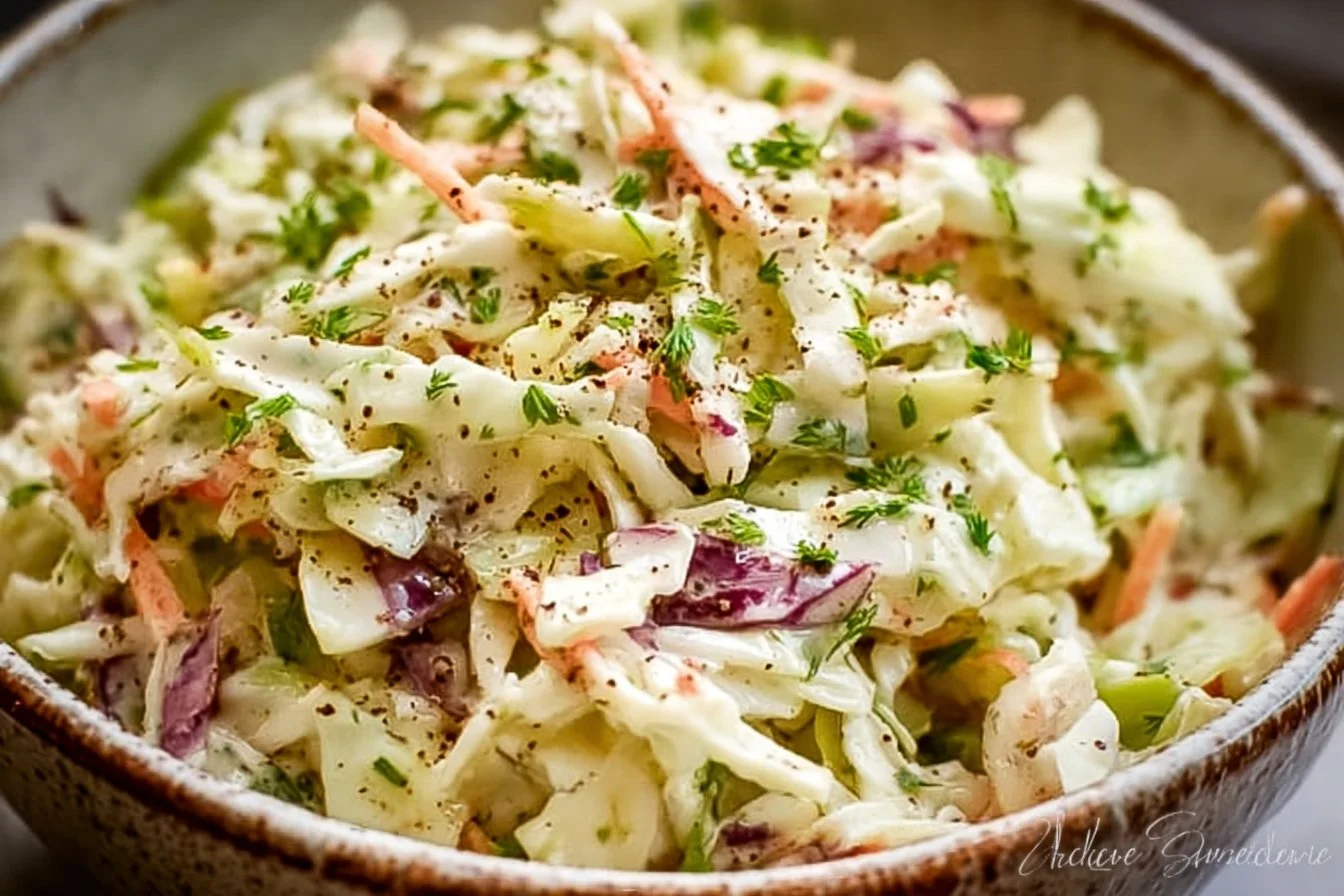 Easy Apple Coleslaw