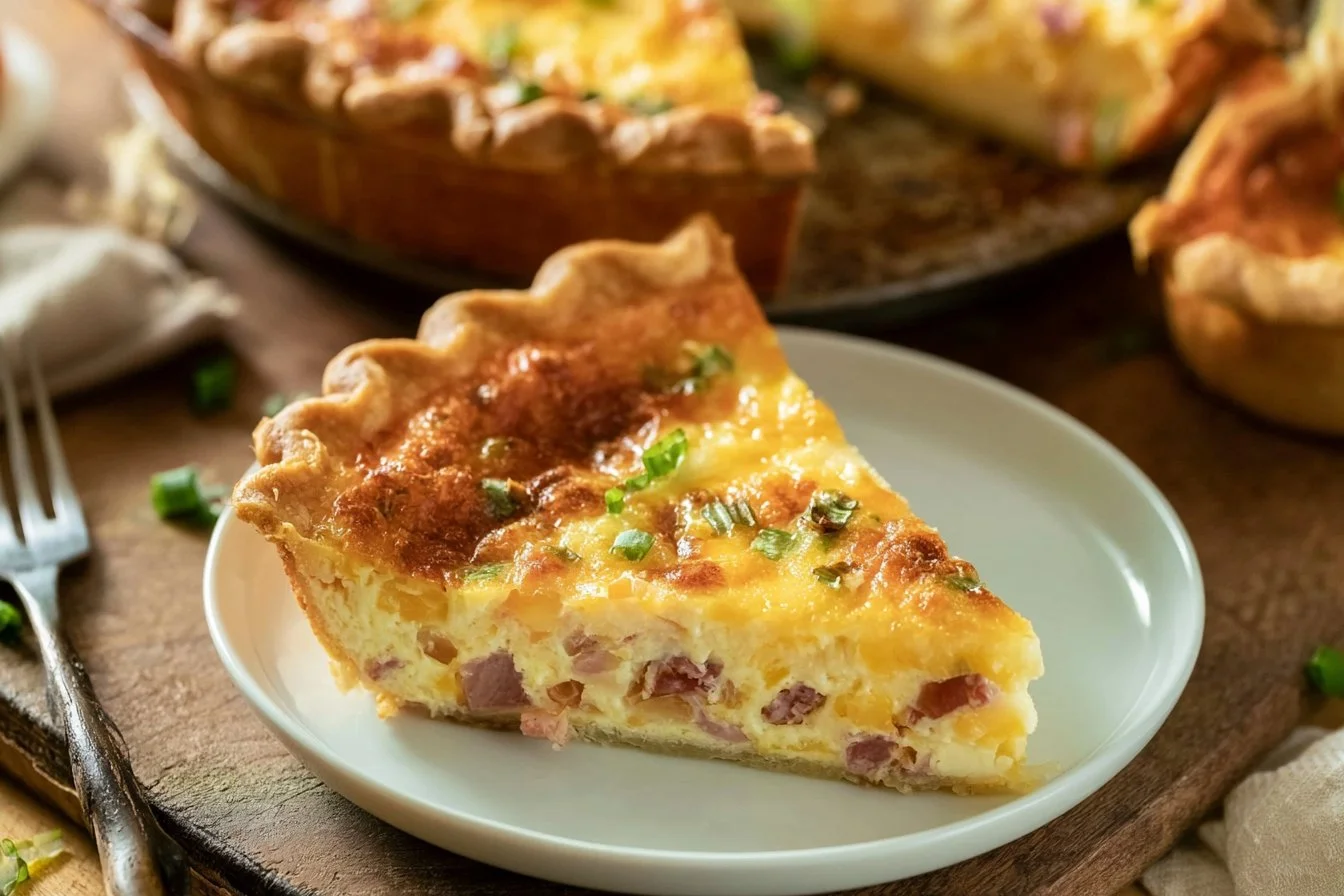 Ham and Cheese Quiche