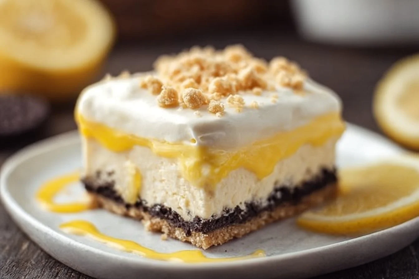 Heavenly Oreo Lemon Dessert
