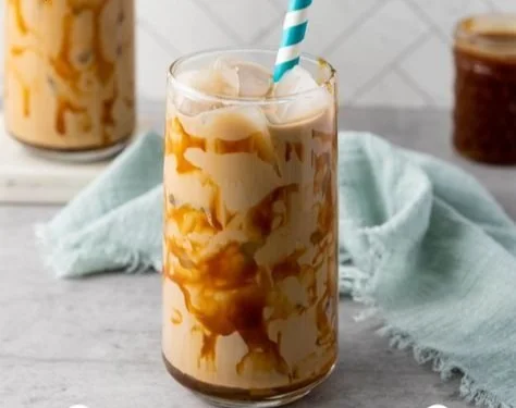 Homemade Caramel Iced Coffee