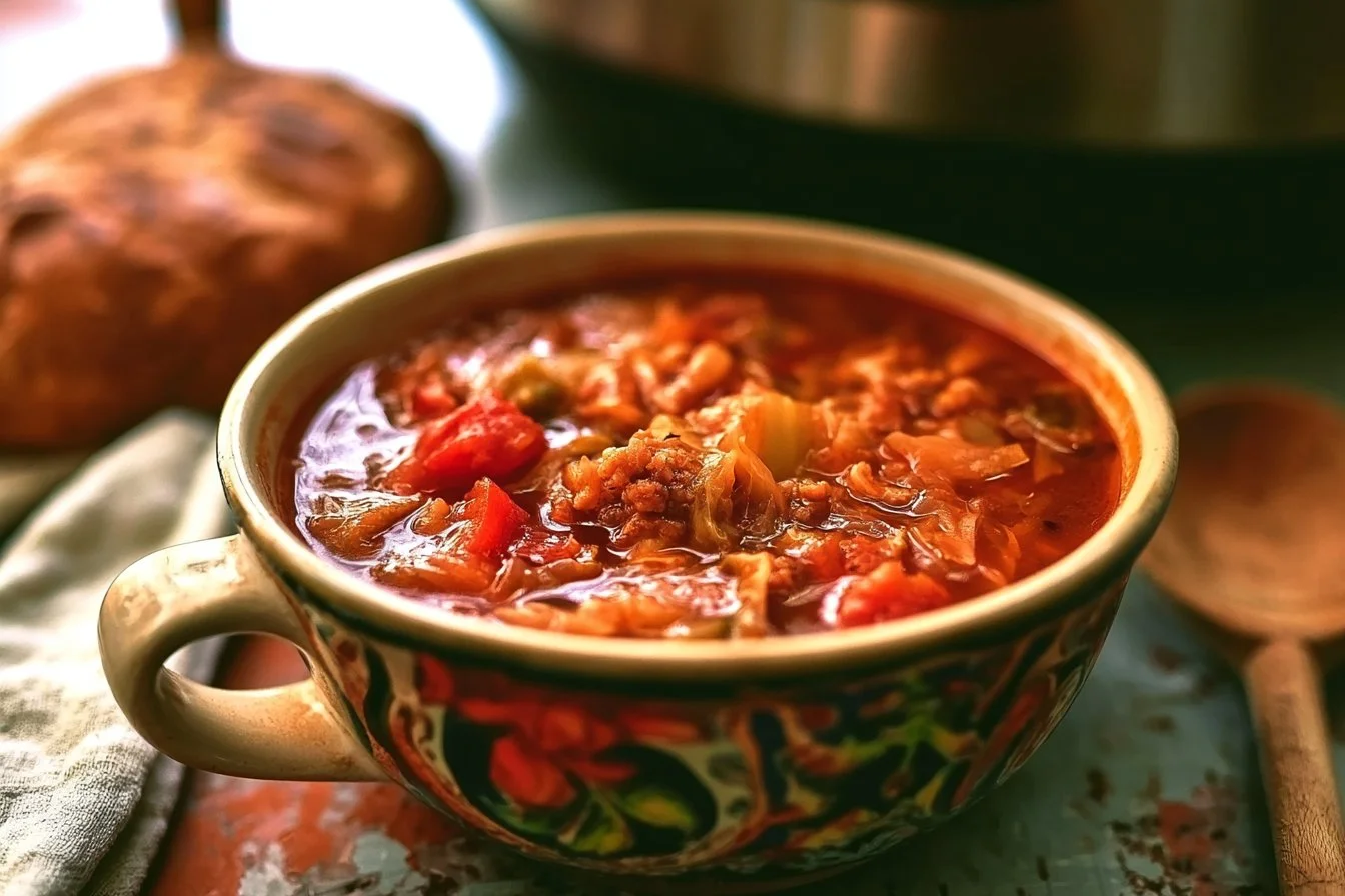 Instant Pot Cabbage Roll Soup