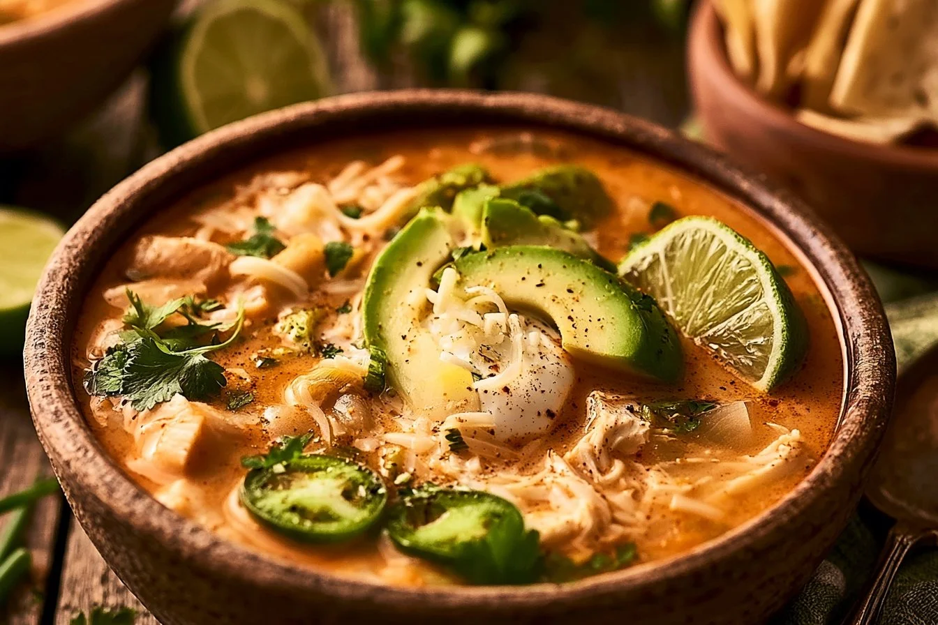 Keto Chicken Tortilla Soup