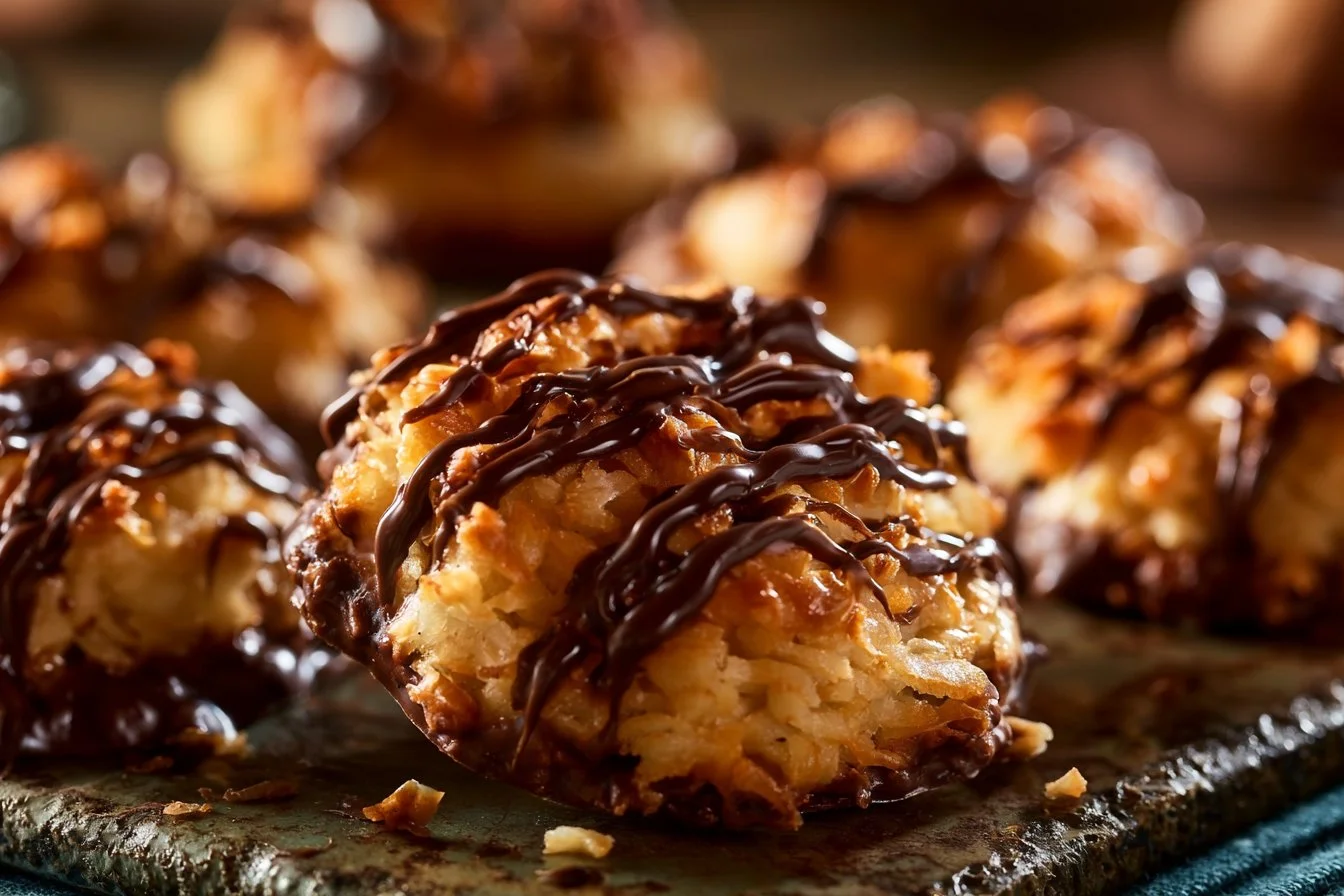 No Bake Samoa Cookies