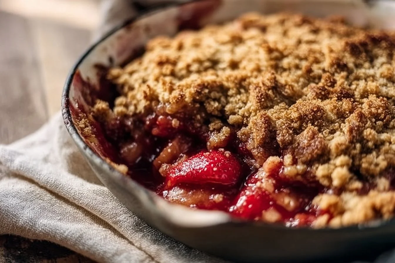 Strawberry Rhubarb Crisp