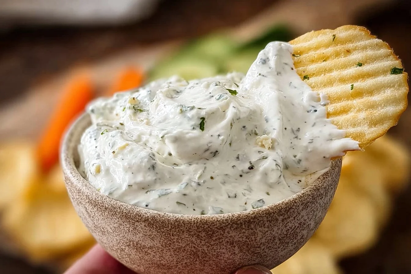 Whipped Cottage Cheese Ranch Dip