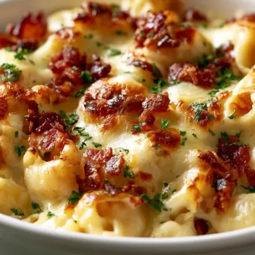 Delicious Crazy Good Casserole served in a dish, showcasing its vibrant ingredients.
